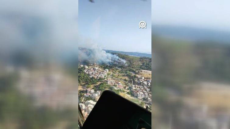 Bornova’da orman yangını - Resim: 13